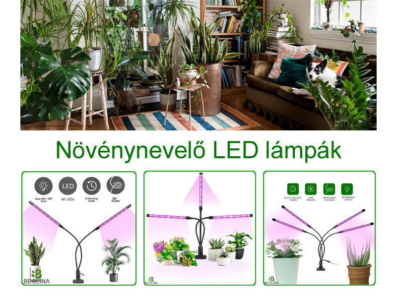 HelloLED Növénynevelő LED lámpák